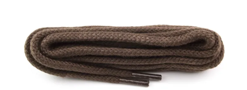Shoe String Round Laces 120cm in Brown